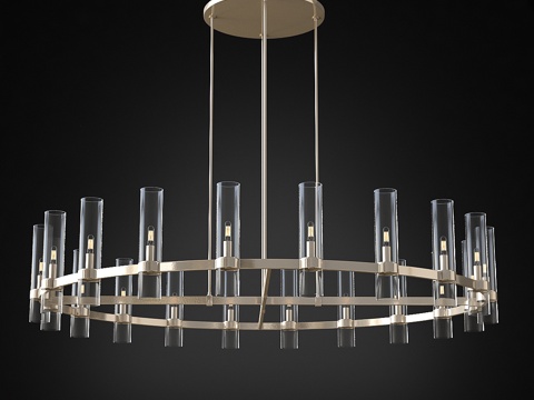  Ravelle 圆形吊灯 603d模型 