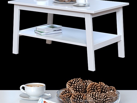  宜家月牙咖啡桌3d模型 