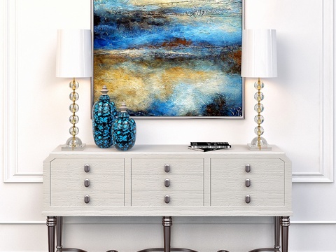  Nadia 边几3d模型 