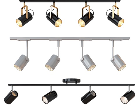  轨道灯系列23d模型 