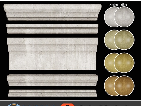  立面轮廓图 第7辑 02组3d模型 