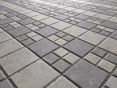  地砖板（Floor_014）3d模型 