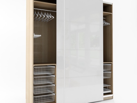  宜家PAX衣柜3d模型 