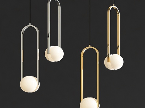  奥黛丽吊灯3d模型 