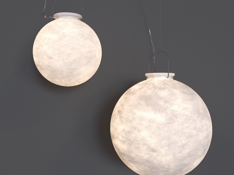  Luna户外灯具3d模型 