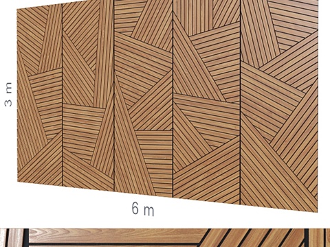  装饰墙 83.3d模型 