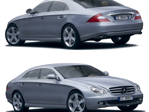  梅赛德斯-奔驰CLS5003d模型 