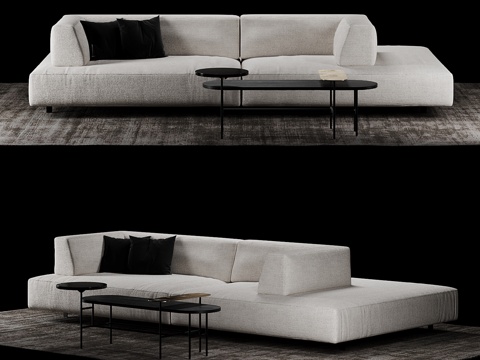  Living Divani Metro 2 沙发3d模型 