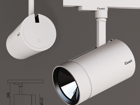  iGuzzini Palco MK013d模型 