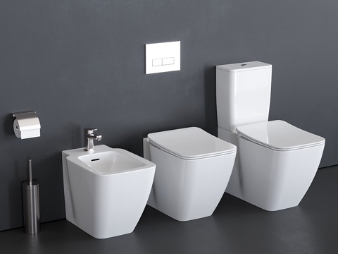  理想标准 STRADA II 坐便器 art. T29263d模型 