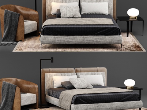  塔特林软床3d模型 