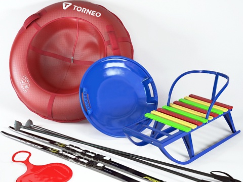  冬季运动套装3d模型 