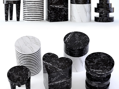  凯莉·韦斯特勒凳子3d模型 