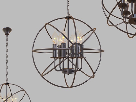  傅科摆球 LOFT1192-63d模型 