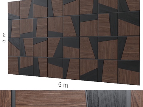  装饰墙 137.3d模型 