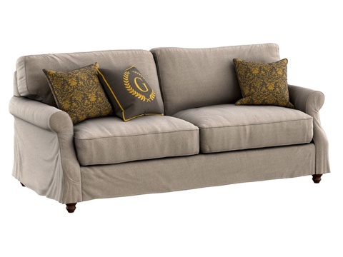  蒂芙顿沙发3d模型 