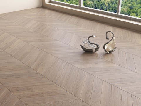  现代地板 木地板 拼花地板 人字拼木地板3d模型 