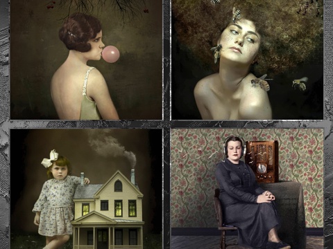  抽象海报套装603d模型 