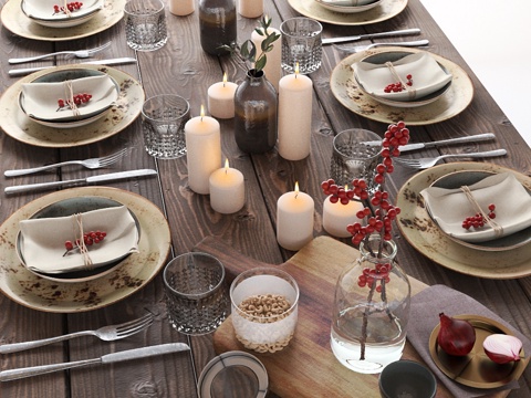  Steelite工艺餐具3d模型 