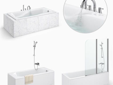  Cersanit 25号沐浴套装（Crea, Nike, Z3d模型 