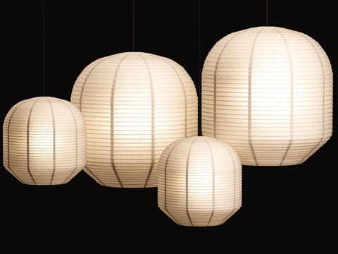  纸灯笼 Hotaru Buoy3d模型 