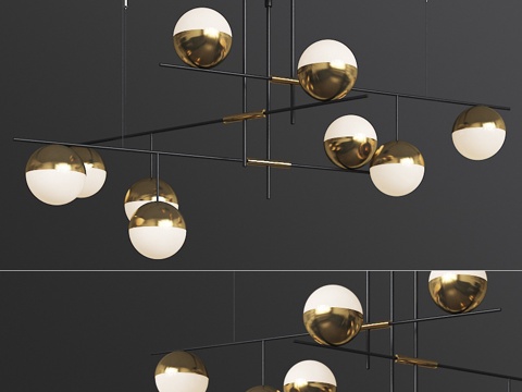  Technum 吊灯 Lampatron3d模型 