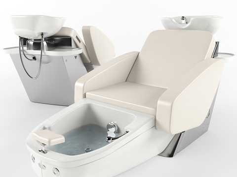  Maletti Mercury 空气按摩洗护台（含足部护理）3d模型 