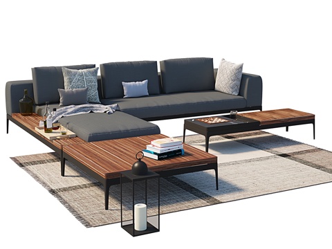  格洛斯特休闲网格椅3d模型 