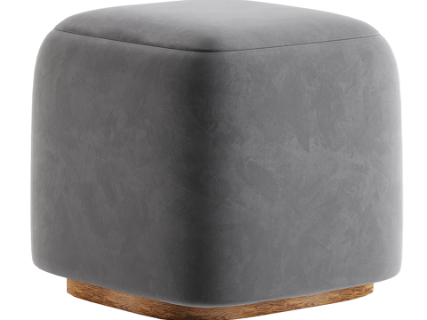  现代简约沙发矮凳 矮凳 简约凳子 休闲矮凳 装饰矮凳3d模型 