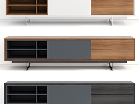  Modloft Baxter 媒体柜3d模型 