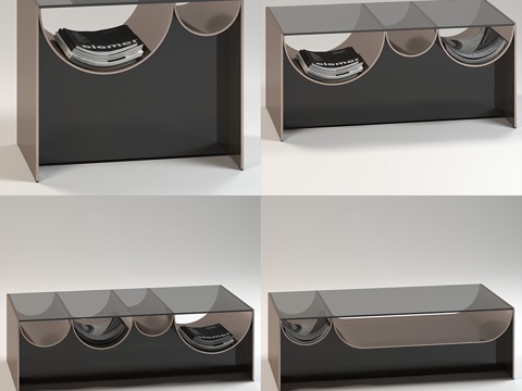  Minotti Waves 系列桌（V-Ray渲染）3d模型 