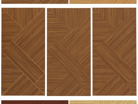  贴面与条板装饰板_013d模型 