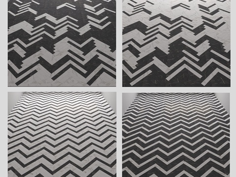  大理石地板3d模型 