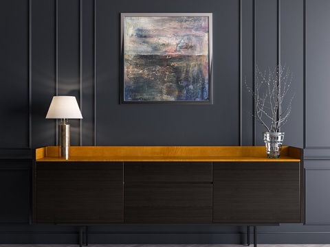  马里奥·鲁伊斯边柜套装3d模型 