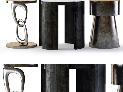  Bernhardt Linea 椅边桌3d模型 