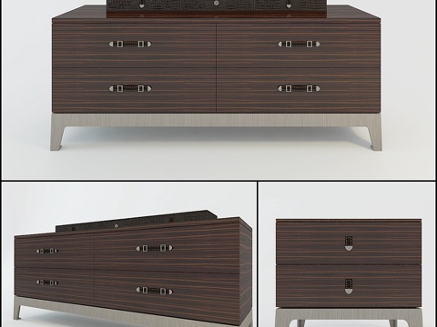  朗吉先生与爵士系列3d模型 