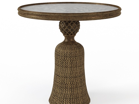  艾克霍尔茨菲奥奇L边桌3d模型 