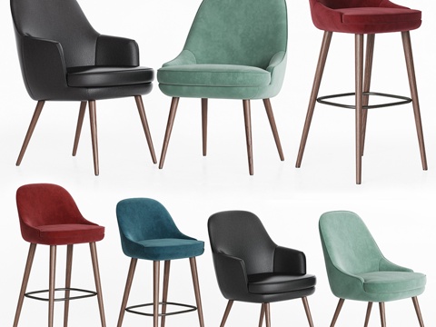  375 Walter Knoll 椅子系列3d模型 