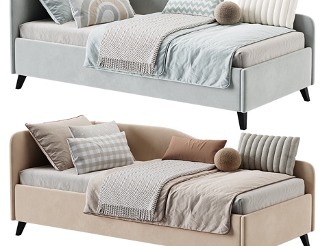  双人沙发3d模型 