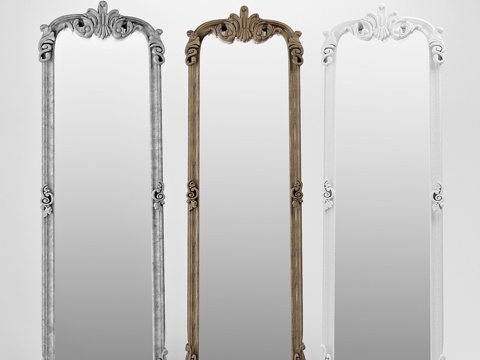  镜子_阁楼设计3d模型 