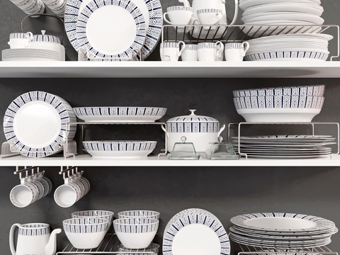  厨具套装 83d模型 