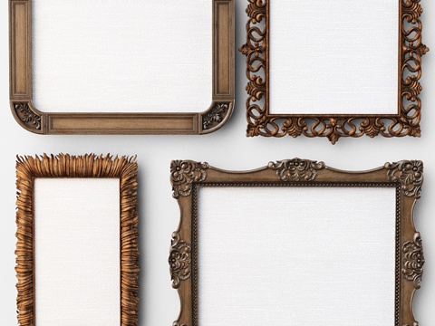  Frames 画框套装 13d模型 