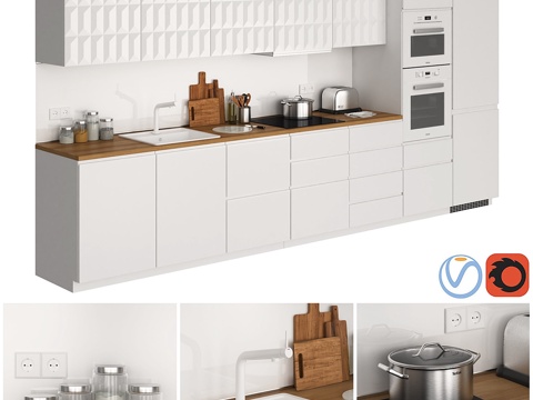  宜家Metod Voxtorp Herrestad3d模型 