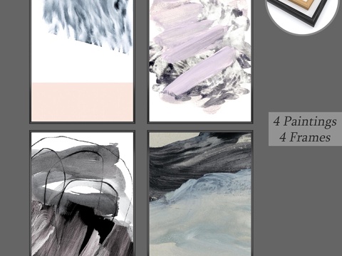  壁画套装 No 5993d模型 