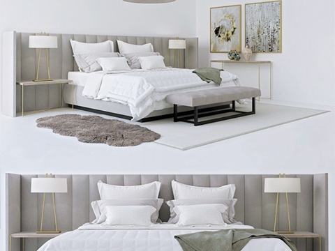  The Sofa &amp; Chair Company 普罗旺斯卧3d模型 