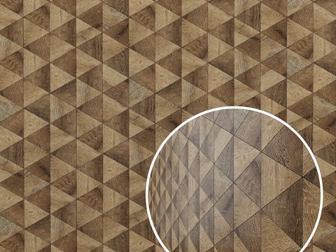  Karragach设计木质瓷砖 33d模型 