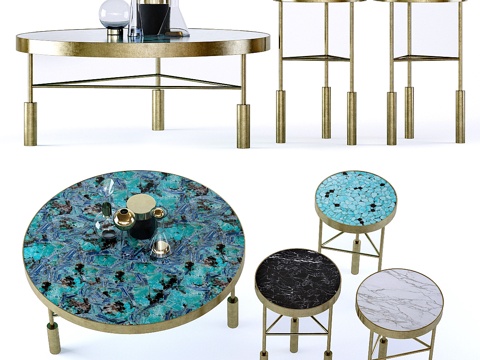  凯莉·韦斯特勒塞多纳系列餐桌3d模型 