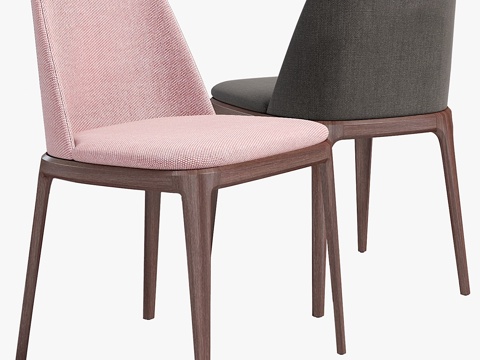  Poliform Grace餐椅3d模型 