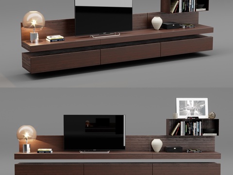  Poliform Sintesi电视柜3d模型 