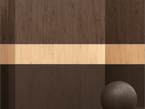  材料 木材    贴面（无缝） - 套装 443d模型 